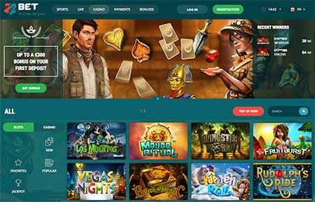 22bet casino bonus